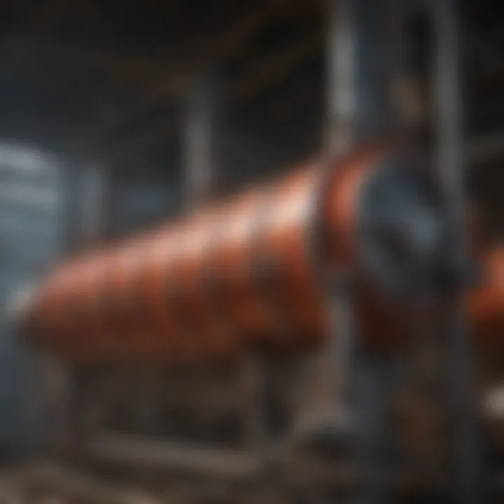 Diagram illustrating the operational principles of ammonia heat exchangers