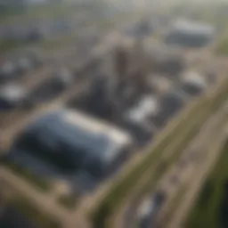 Aerial view of Cargill facility in Sidney, Ohio