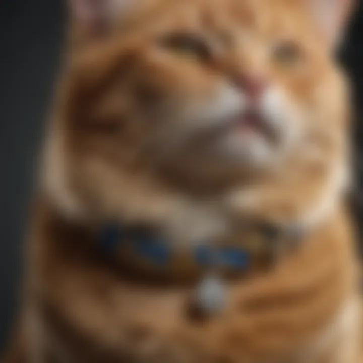 A side-by-side comparison of a dog flea collar and a cat flea collar