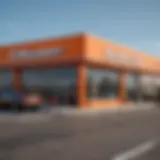 AutoZone storefront showcasing automotive products