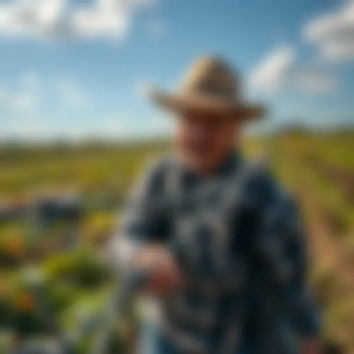 Barbed wire staples in use on a farm