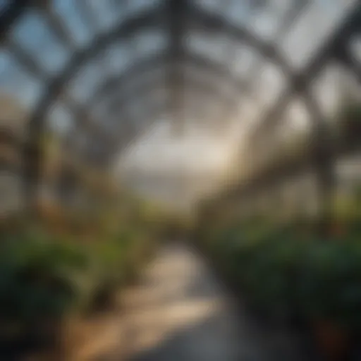 Innovative greenhouse design showcasing sustainable architecture