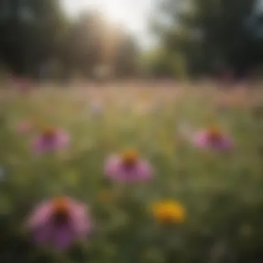 Oklahoma wildflowers attracting bees