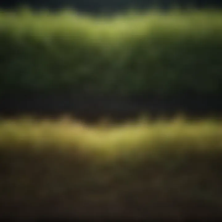 Comparison of different sod types for low light
