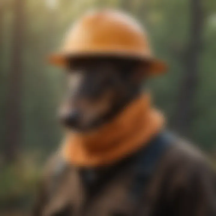 Stylish Carhartt neck gator in outdoor setting