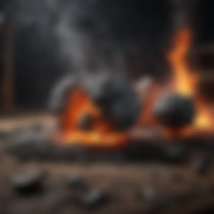 Chemical transformation during carbonization