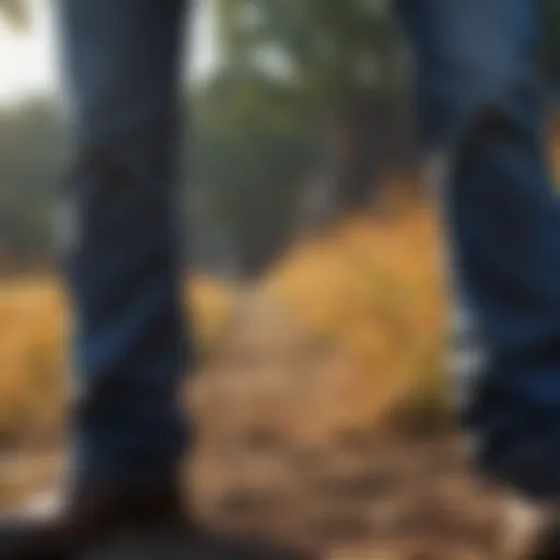 Historical significance of boot cut jeans