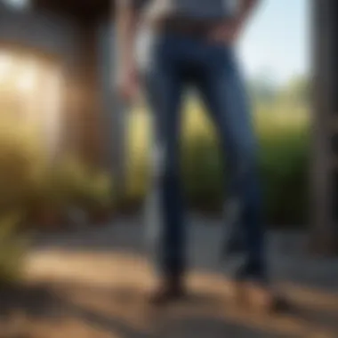 Modern Styling with Boot Cut Jeans Modern styling with boot cut jeans