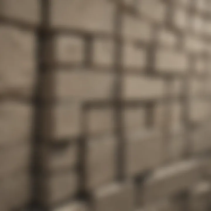 Cinder block wall installation showcasing mortar application techniques