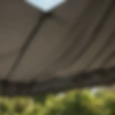 Close-up of the durable fabric used in Max AP Canopy