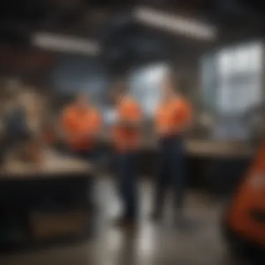 Team Collaboration at Ariens Team members collaborating in a modern office setting