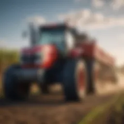 Modern tractor showcasing advanced technology in agriculture