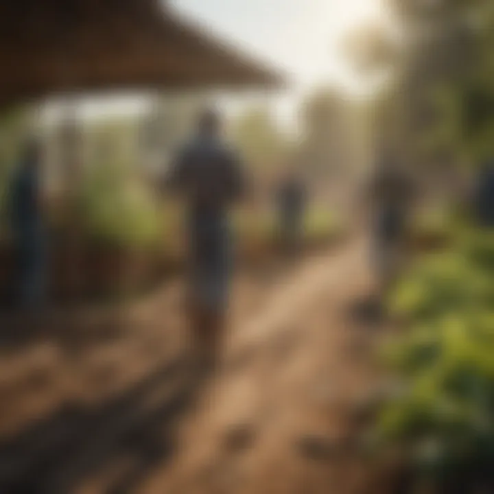 Community engagement in sustainable agriculture