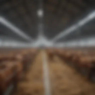 Innovative Livestock Facility Innovative livestock facility showcasing sustainable practices