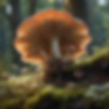 Diverse Fungi Species Diverse fungi species in a natural environment
