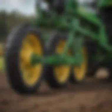 Mechanisms of John Deere Seeders Detailed view of John Deere seeder mechanisms