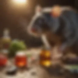 Chemical composition of non-toxic rat poisons
