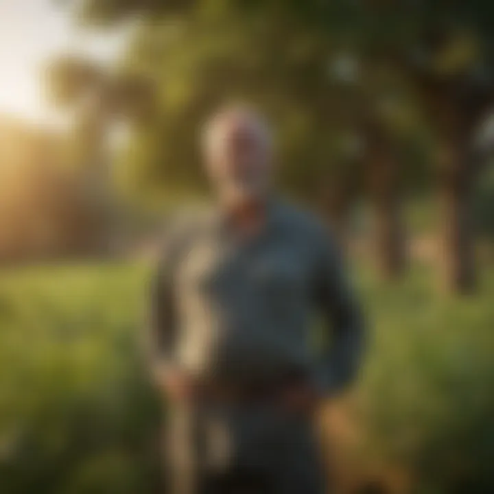 A thriving agricultural field utilizing neem as a natural pesticide, demonstrating its application in farming