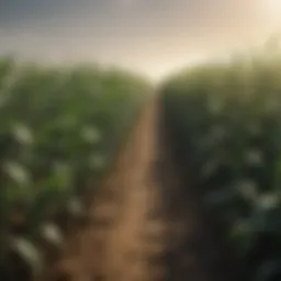 A field of genetically modified crops