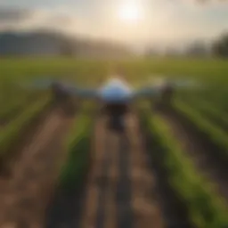 Innovative farming techniques utilizing drones