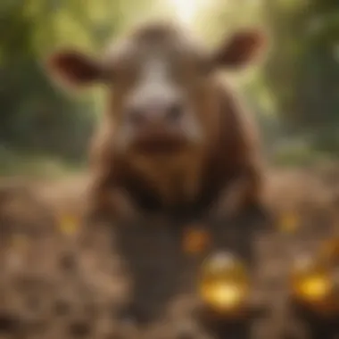 Visual representation of vitamin D impact on animal health
