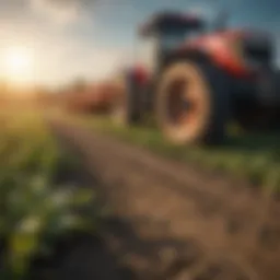 Illustration of vitamin D sources in agriculture