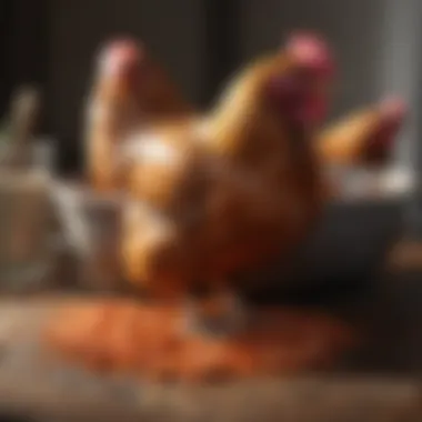 Optimal Nutritional Feed for Chickens Nutritional feed for chickens in a bowl