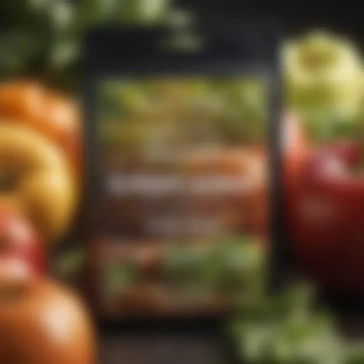 A close-up of a pricing tag on fresh produce, highlighting value propositions.