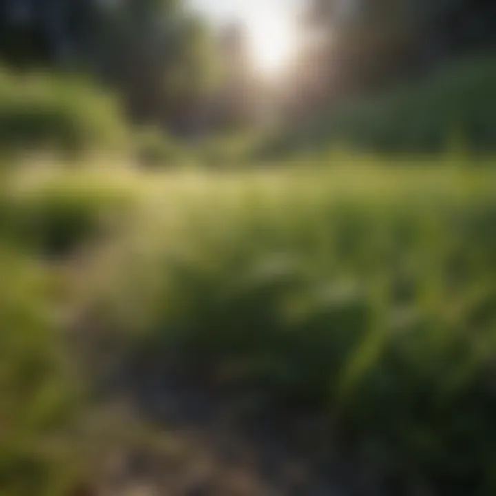 Different types of grass suitable for various climates