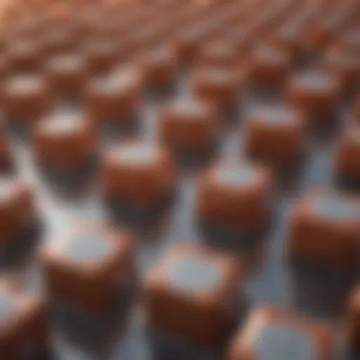 Detailed view of Emerson paper in oil capacitor construction
