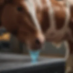 Veterinary ultrasound machine for large animals