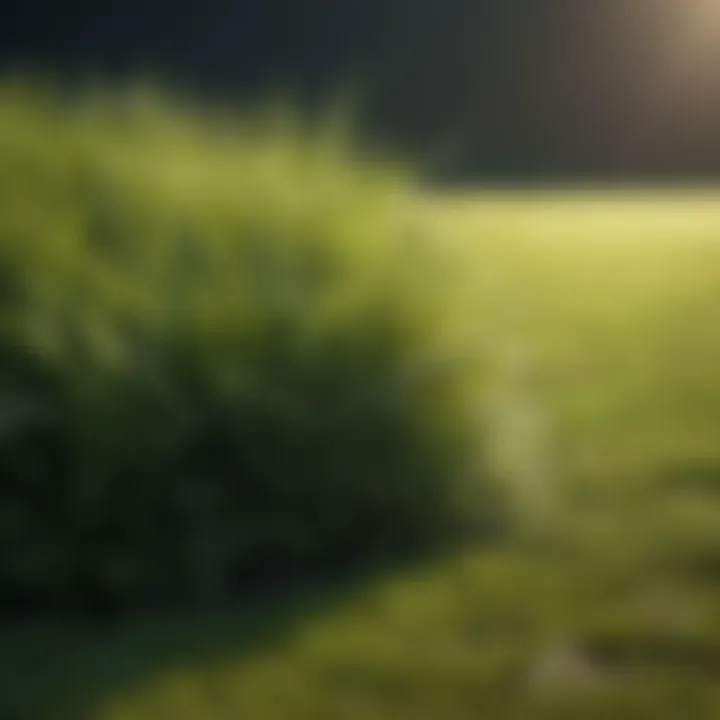 Environmental impact infographic comparing artificial grass and natural grass