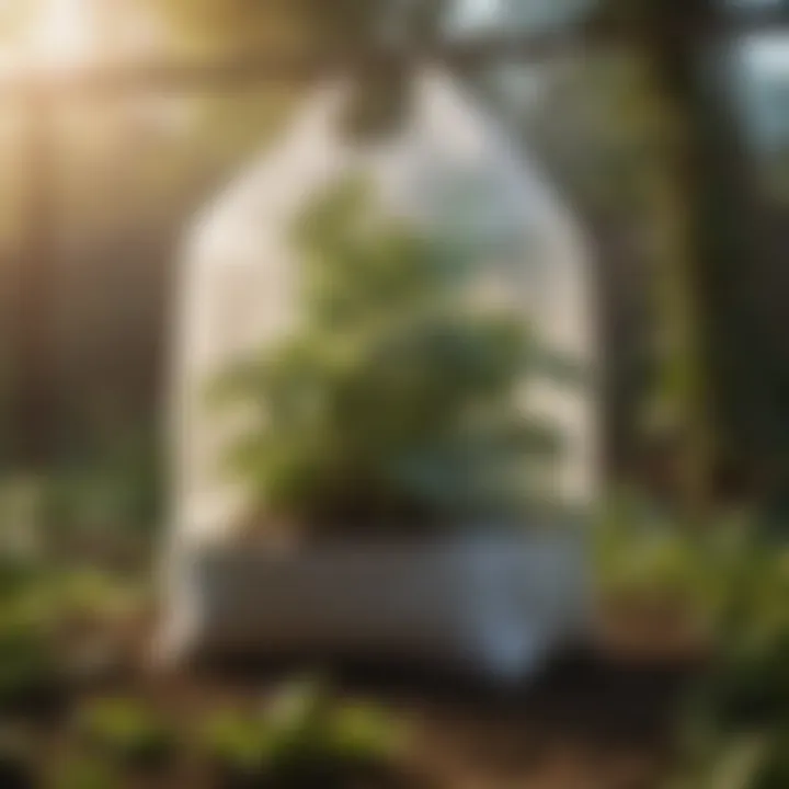 Moisture management with Exhale grow bags in a sustainable garden