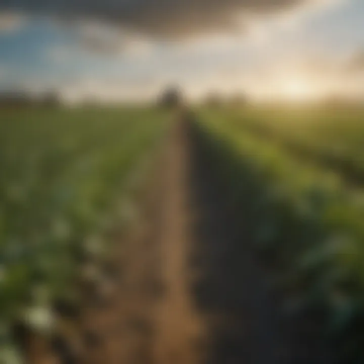 A diverse array of crops flourishing in affordable East Coast land