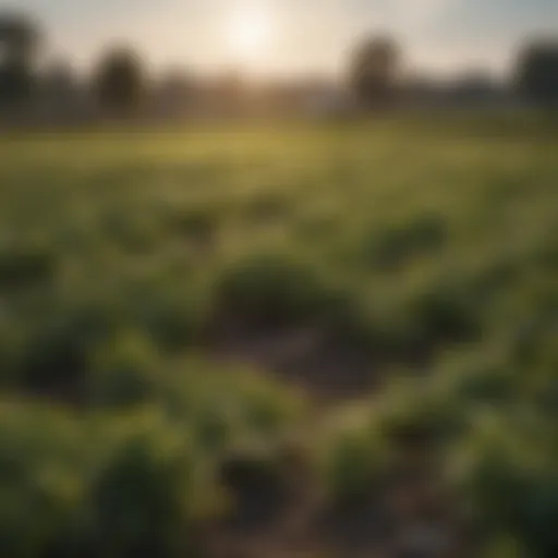 Installation of anti-bird wire in a field