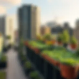 Urban Rooftop Garden