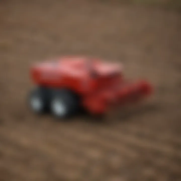 Various types of seed drills displayed for comparison