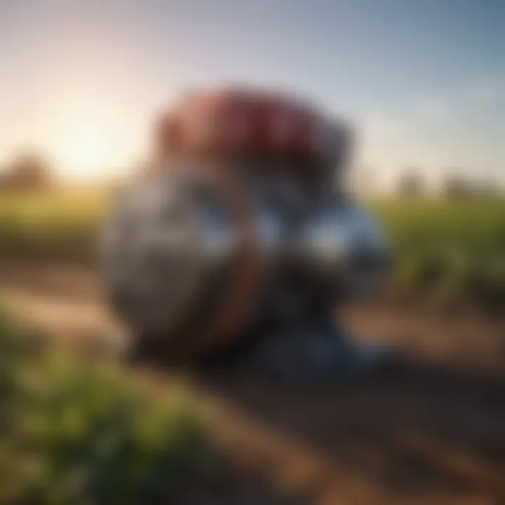 AC motor application in crop irrigation