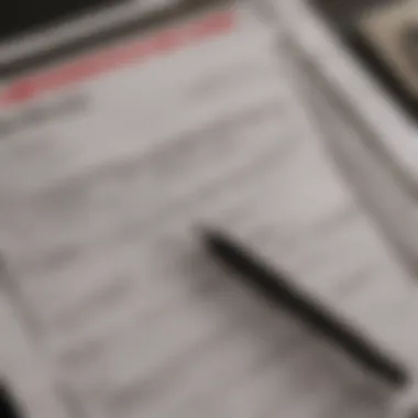 Job Application Paperwork and Pen Job application paperwork and pen
