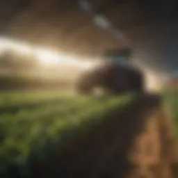 Modern agricultural technology in action