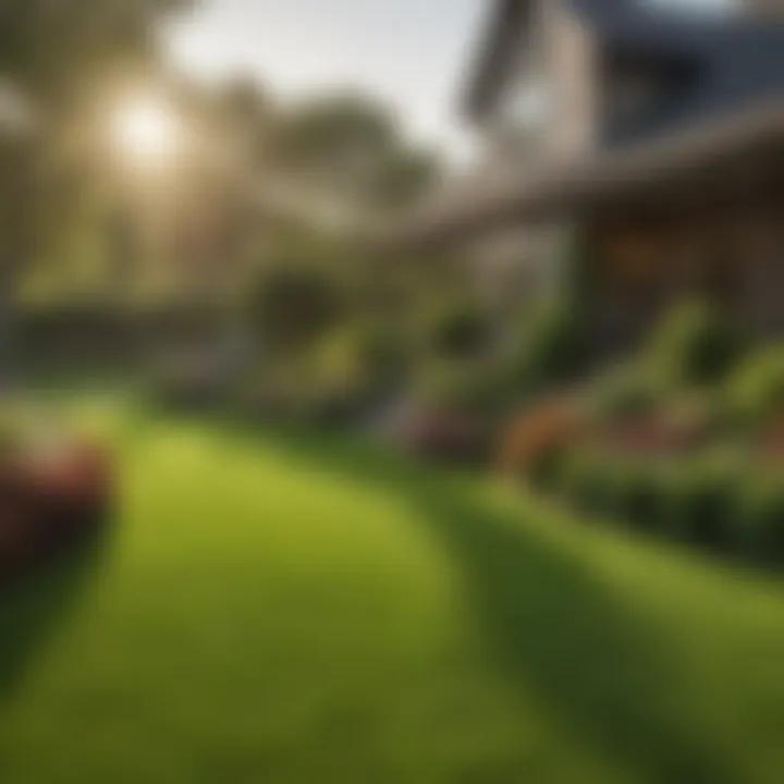 A beautifully manicured lawn, illustrating the benefits of hiring professional services