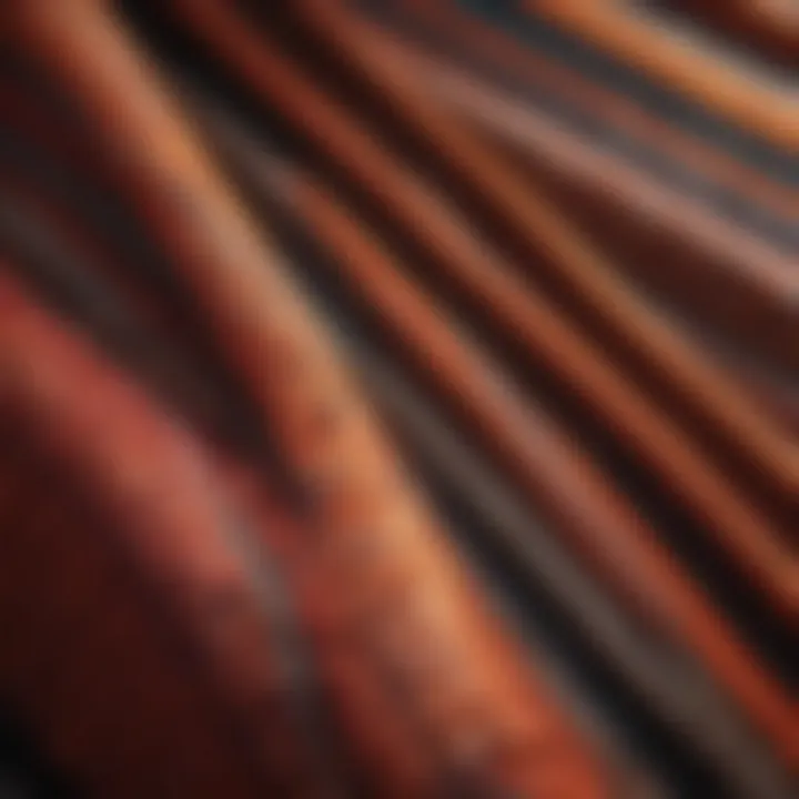 Close-up of natural dyes used in Navajo textiles