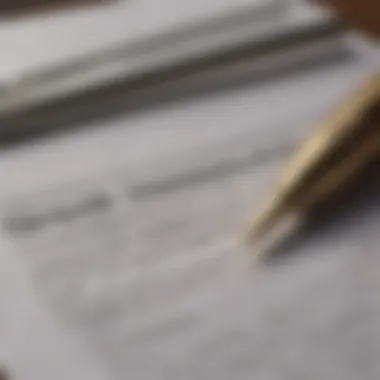 Navigating the Grant Application Process A close-up of a grant application form with a pen.