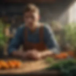 A student exploring various part-time job opportunities with curiosity