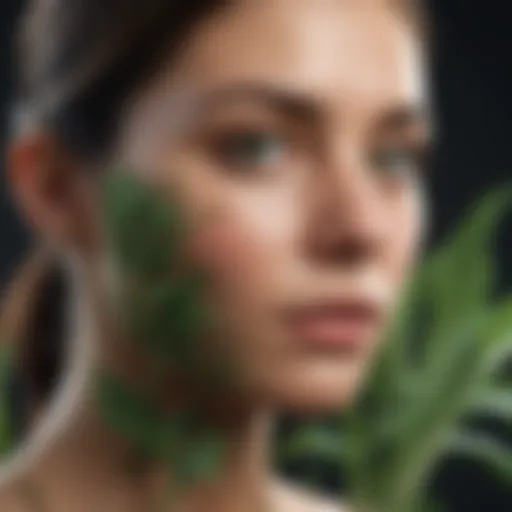 Illustration showcasing advancements in genetic engineering of plants