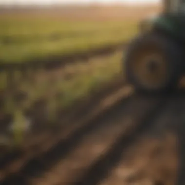 Close-up of sustainable farming practices implemented by Prairie Land Partners