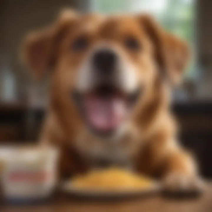 Dog enjoying Purina Pro Plan Veterinary Diets EN Gastroenteric