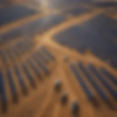 Infographic displaying economic benefits of investing in solar farms in California