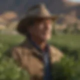 A lush agricultural landscape in Reno showcasing diverse crops