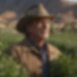 A lush agricultural landscape in Reno showcasing diverse crops